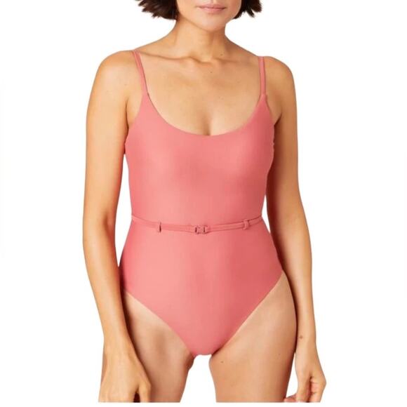 ANDIE The Riviera Belted One Pcs Swimsuit Sz M Retro Nostalgia Feminine Y2K NWT - Picture 1 of 10